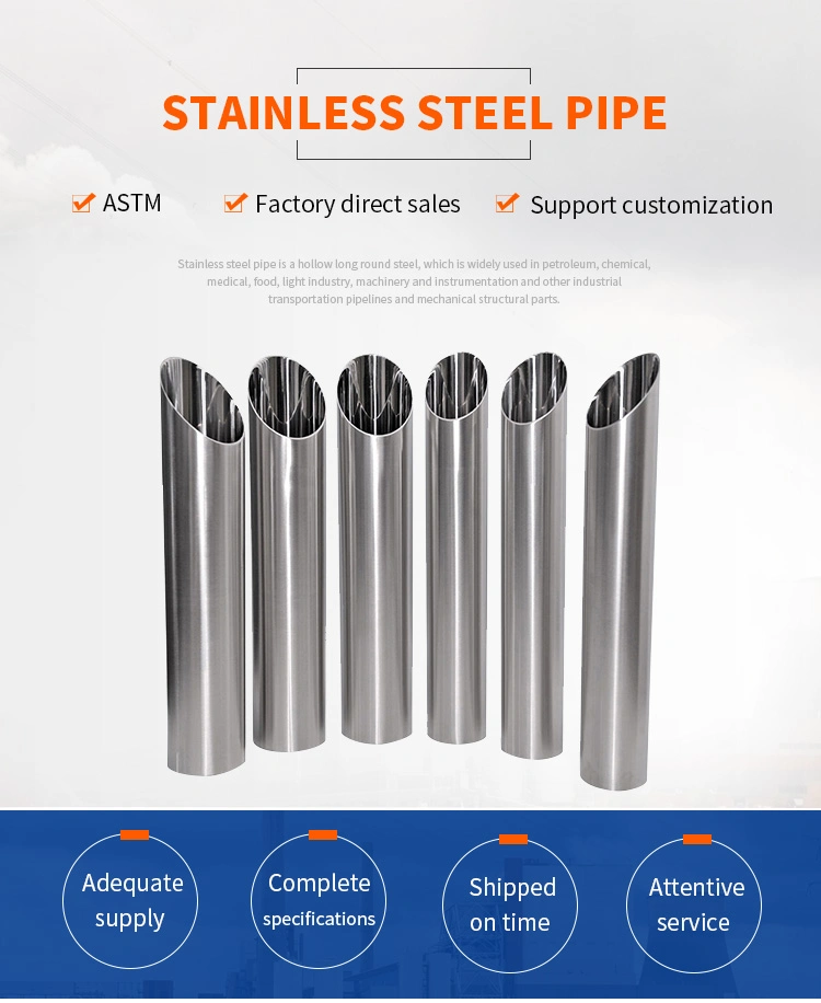 304 300 400 Series Auto Exhaust Stainless Steel Pipes Material Steel 316 Stainless Steel Tubes