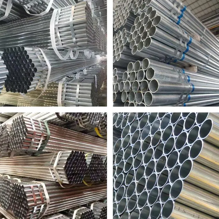 Factory Construction Material High Quality 3 Inch 20 FT Galvanized Steel Round Tube