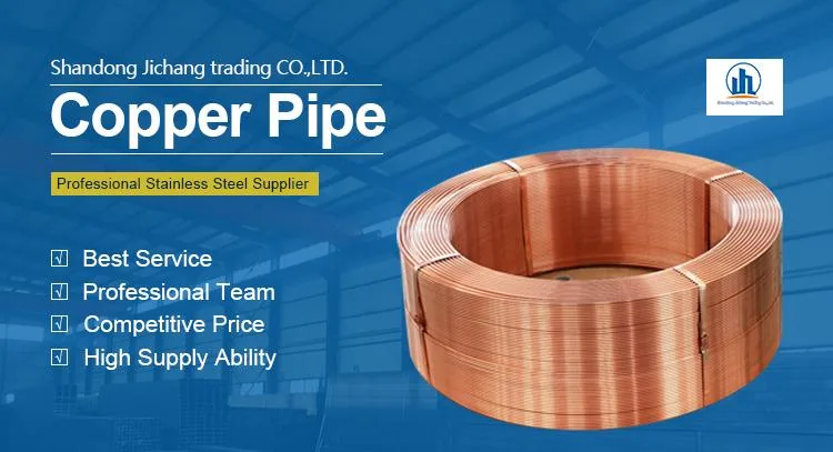 1/4 3/8 1/2 5/8 3/4 Inch Pancake Coil 15m Steel Pipe Copper Coated Tube in Coil 5/16&prime;&prime;*0.7m Copper Pipe Pancake Coil