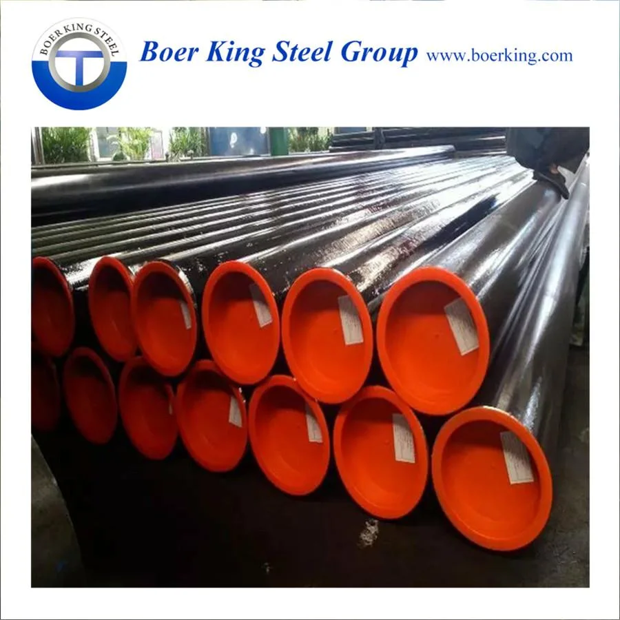 ASTM A106/Gr. B A53 St37 St52 Sch40 Alloy Seamless Steel Tube for Steel Structure
