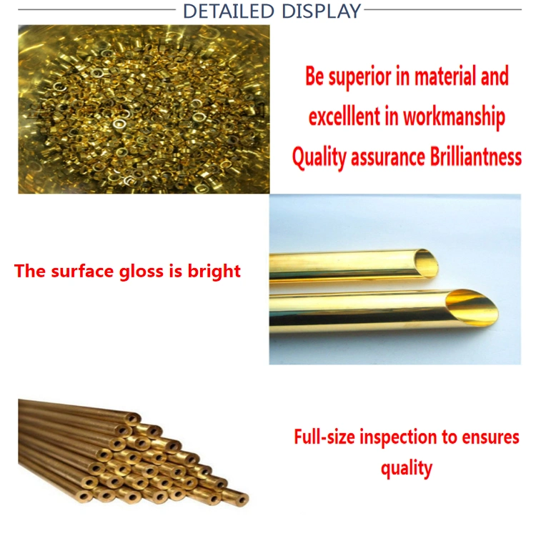 Factory Low Price H62 C27200 C27000 Thin Walled Small Diameter Brass Capillary Tube