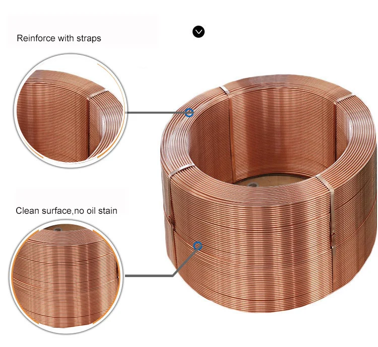 High Quality Cheap Price Refrigeration Air Conditioner Connecting Copper Pipe Manufacture Pancake Coil Capillary Copper Coil Copper Tube