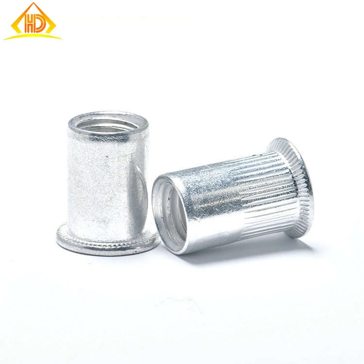 Reasonable Prices China Factory Price Al Flat Head Plain Body Rivet Nuts with Open End