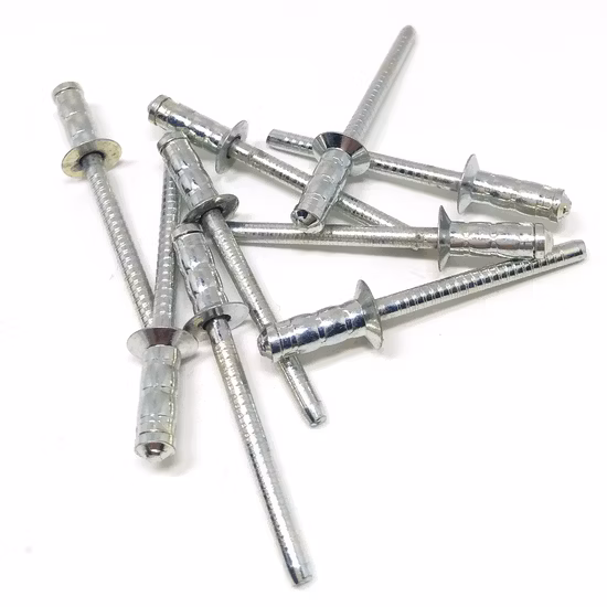 Stainless Steel Multi-Grip Blind Rivets High Strength Multigrip Type Blind Rivets Dome Head Double Grip Avex Pop Rivets in Solar Panel with High Stability